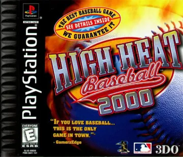 High Heat Baseball 2000 (US) box cover front